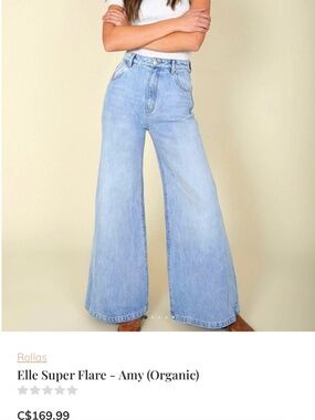 The Elle super flare Rollas jeans